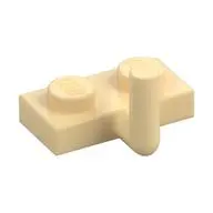 PLATE 1X2 W. VERTICAL SCHAFT