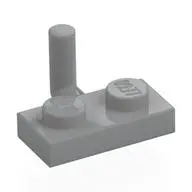 PLATE 1X2 W. VERTICAL SCHAFT