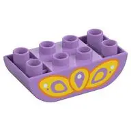 BRICK 2X4, W/ INV. BOWS, NO. 15