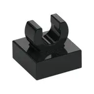 PLATE 1X1 W. UP RIGHT HOLDER