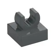 PLATE 1X1 W. UP RIGHT HOLDER