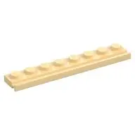 PLATE 1X8 WITH RAIL