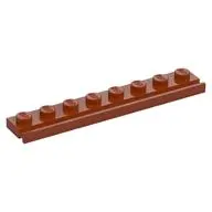 PLATE 1X8 WITH RAIL