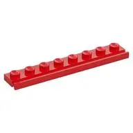 PLATE 1X8 WITH RAIL