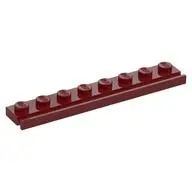 PLATE 1X8 WITH RAIL