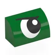 BRICK 1X2, OUTSIDE HALF BOW, NO. 51