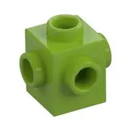 BRICK 1X1 W. 4 KNOBS