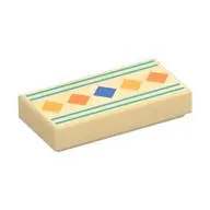 FLAT TILE 1X2, NO. 458
