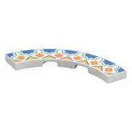TILE 4X4, W/ BOW, NO. 8