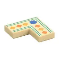 FLAT TILE CORNER 1X2X2, NO. 2