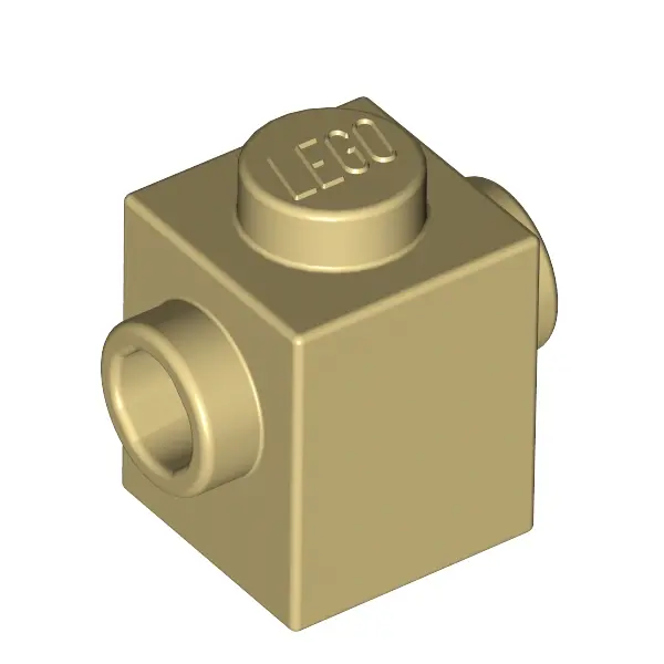 BRICK 1X1 W. 2 KNOBS