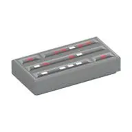 FLAT TILE 1X2 "NO. 86"