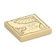 FLAT TILE 2X2, NO. 741