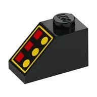 ROOF TILE 1X2, 45 DEG., NO. 9
