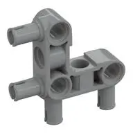 Angular beam 90degr. w.4 snaps