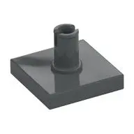 PLATE 2X2 W. VERTICAL SNAP