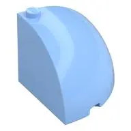 1/4 SPHERE 4X4X2 2/3, W/ KNOB