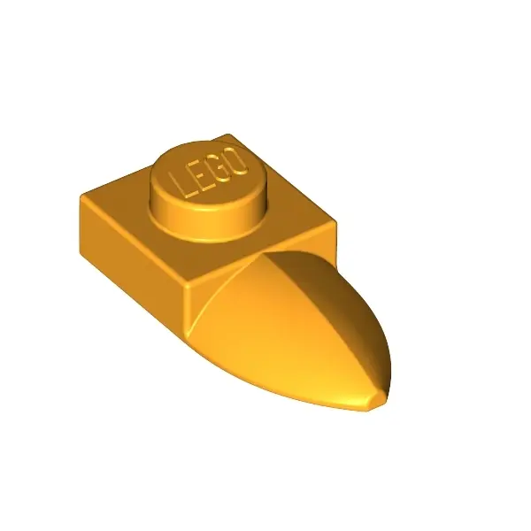 PLATE 1X1 W/TOOTH