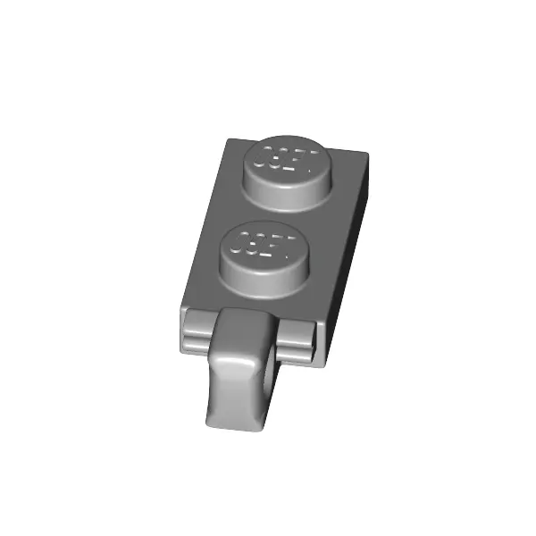 PLATE 1X2 W/STUB VERTICAL/END