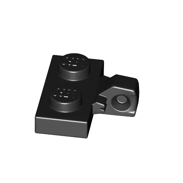 PLATE 1X2 W. STUB/VERTICAL