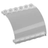 WALL 6X5X3 1/3, W/ ARCH, 1/4 CIRCLE