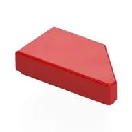 TILE 1X2, DEG. 45, CUT, LEFT