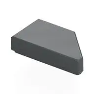 TILE 1X2, DEG. 45, CUT, LEFT
