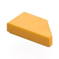 TILE 1X2, DEG. 45, CUT, LEFT