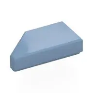 TILE 1X2, DEG. 45, CUT, RIGHT