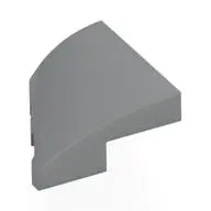 PLATE 2X2X2/3, HALF BOW W/ CUT, RIGHT