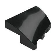 PLATE 2X2X2/3, HALF BOW, W/ CUT, LEFT