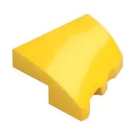 PLATE 2X2X2/3, HALF BOW, W/ CUT, LEFT