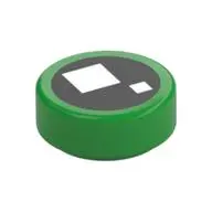 FLAT TILE 1X1, ROUND, NO. 335