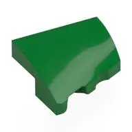 PLATE 2X2X2/3, HALF BOW, W/ CUT, LEFT