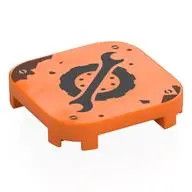 TILE 4X4X2/3, CIRCLE, W/O KNOBS, NO. 2