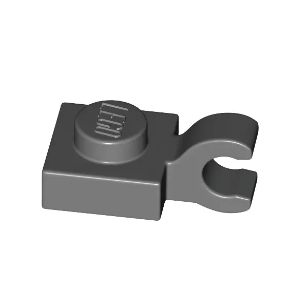 PLATE 1X1 W/HOLDER VERTICAL