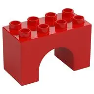 BRICK 2X4X2 INSIDE BOW