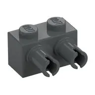 BRICK 1X2 W/ DOUBLE SNAP