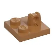 Plate 2x2 w. stump/top