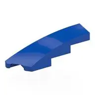 BRICK 1X4X1, HALF BOW W/ CUT, LEFT