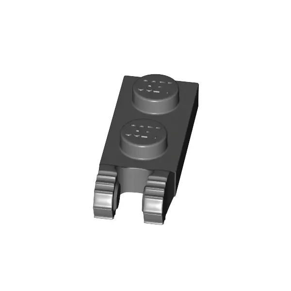 PLATE 1X2 W/FORK/VERTICAL/END