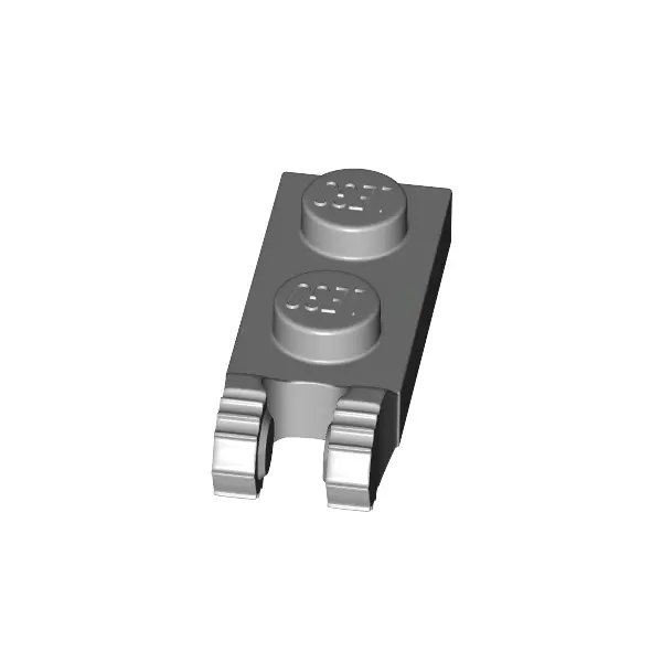 PLATE 1X2 W/FORK/VERTICAL/END