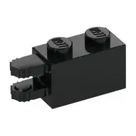 BRICK 1X2, FORK W/ FRICTION, HOR., END