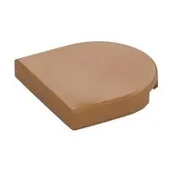 TILE 2X2, 1/2 CIRCLE