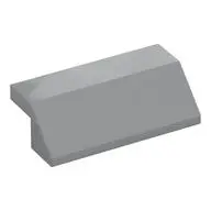 ROOF TILE 2X4, DEG. 45, W/O KNOBS