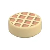 FLAT TILE 1X1, ROUND, NO. 121