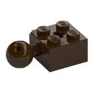 BRICK 2X2 W. BALL Ø 10.2