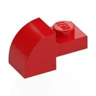 BRICK, 1X2X1, BOW, W/ CUTOUT