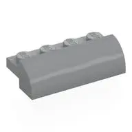 BRICK, 2X4X1, BOW, W/ CUTOUT