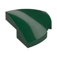 BRICK, 2X2X2/3, 1/4 SPHERE, W/ CUTOUT
